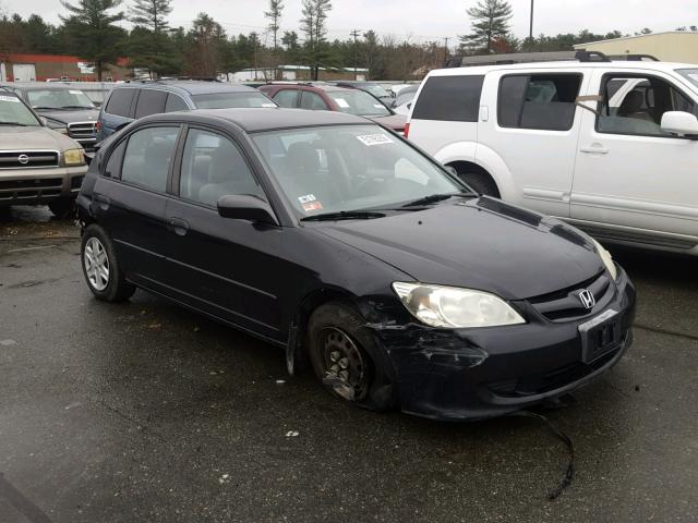 2HGES16395H536487 - 2005 HONDA CIVIC DX V BLACK photo 1