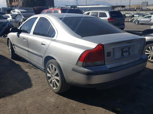 YV1RS53D212034356 - 2001 VOLVO S60 T5 SILVER photo 3