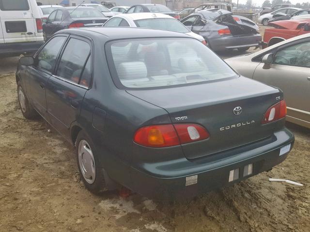 2T1BR12EXYC359550 - 2000 TOYOTA COROLLA VE GREEN photo 3