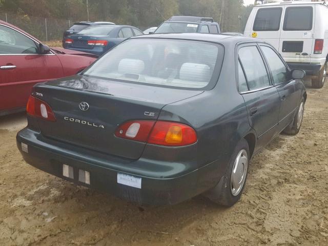 2T1BR12EXYC359550 - 2000 TOYOTA COROLLA VE GREEN photo 4