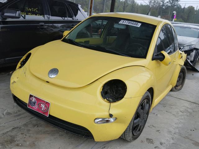 3VWBK21C04M401216 - 2004 VOLKSWAGEN NEW BEETLE YELLOW photo 2