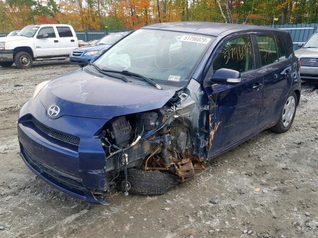 JTKKU10448J005075 - 2008 SCION XD BLUE photo 2