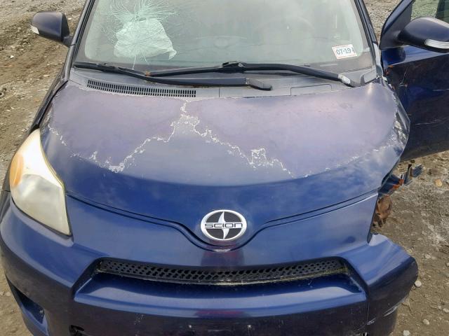 JTKKU10448J005075 - 2008 SCION XD BLUE photo 7