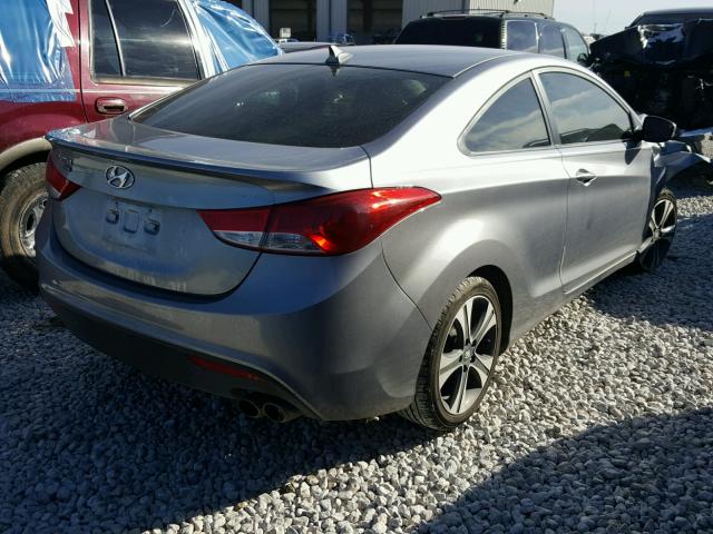 KMHDH6AE5DU016583 - 2013 HYUNDAI ELANTRA CO GRAY photo 4