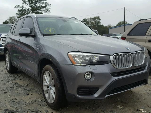 5UXWX9C55F0D56522 - 2015 BMW X3 XDRIVE2 GRAY photo 1