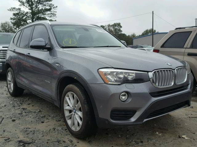 5UXWX9C55F0D56522 - 2015 BMW X3 XDRIVE2 GRAY photo 9