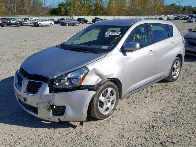 5Y2SP67889Z441029 - 2009 PONTIAC VIBE SILVER photo 2