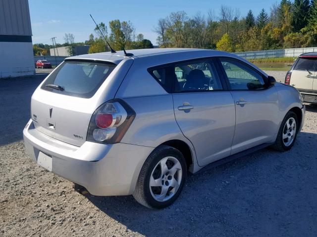 5Y2SP67889Z441029 - 2009 PONTIAC VIBE SILVER photo 4