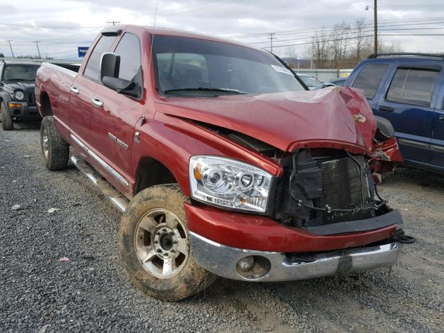 3D7LX38C76G117755 - 2006 DODGE RAM 3500 S RED photo 1