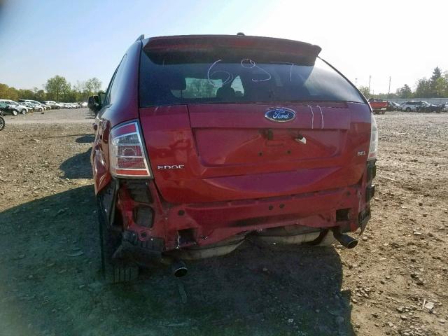 2FMDK38C07BB58578 - 2007 FORD EDGE SEL  photo 9