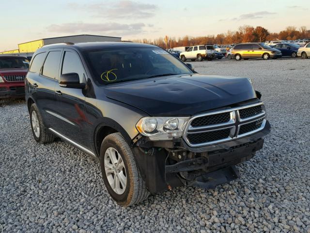 1D4RE4GG5BC660445 - 2011 DODGE DURANGO CR BLACK photo 1