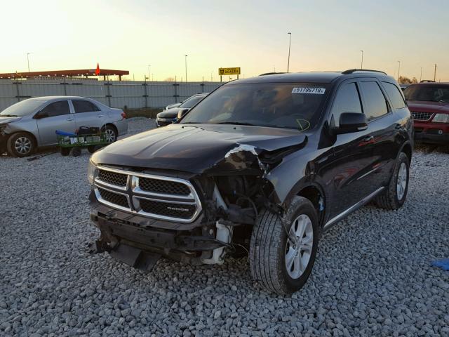 1D4RE4GG5BC660445 - 2011 DODGE DURANGO CR BLACK photo 2