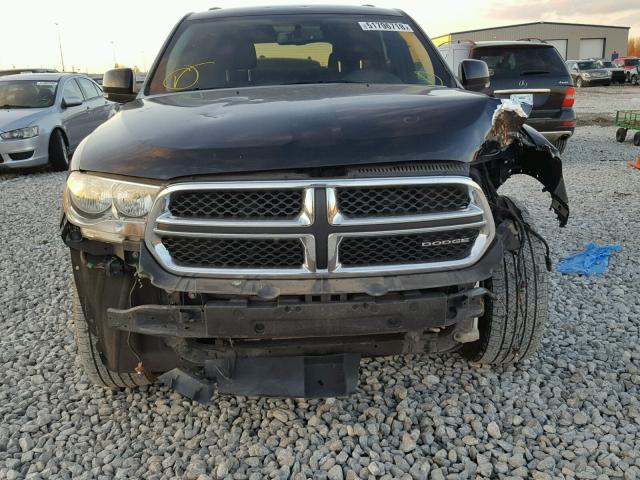 1D4RE4GG5BC660445 - 2011 DODGE DURANGO CR BLACK photo 9