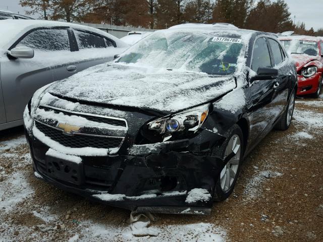 1G11E5SA8DF182891 - 2013 CHEVROLET MALIBU 2LT BLACK photo 2