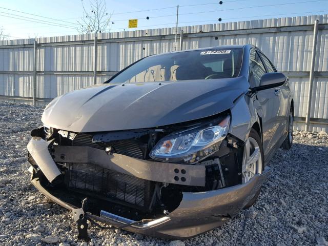 1G1RA6S55HU144768 - 2017 CHEVROLET VOLT LT GRAY photo 2