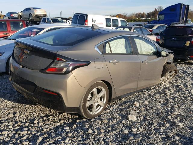 1G1RA6S55HU144768 - 2017 CHEVROLET VOLT LT GRAY photo 4