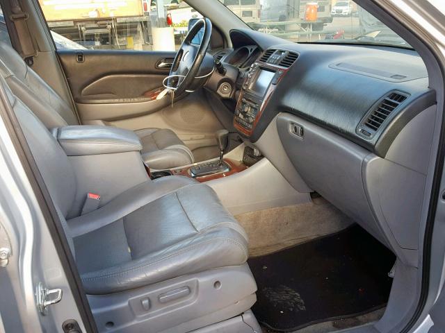 2HNYD18973H540844 - 2003 ACURA MDX TOURIN SILVER photo 5