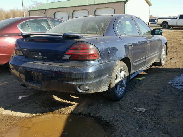 1G2NF52E14C230438 - 2004 PONTIAC GRAND AM S BLUE photo 4