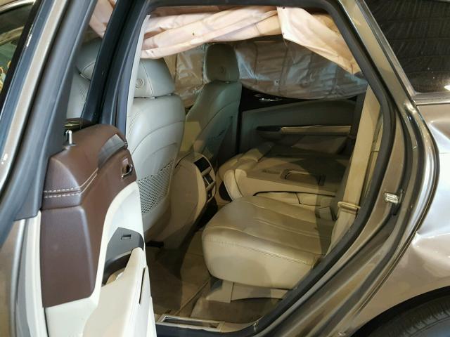 3GYFNBE3XCS500975 - 2012 CADILLAC SRX PERFOR BROWN photo 6