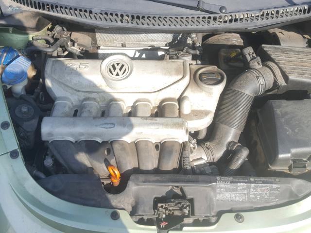 3VWRG31C27M511436 - 2007 VOLKSWAGEN NEW BEETLE GREEN photo 7