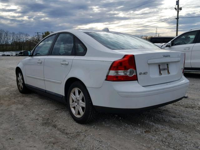 YV1MS382762166767 - 2006 VOLVO S40 2.4I WHITE photo 3