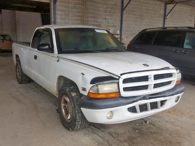 1B7GL22X6WS691298 - 1998 DODGE DAKOTA WHITE photo 1