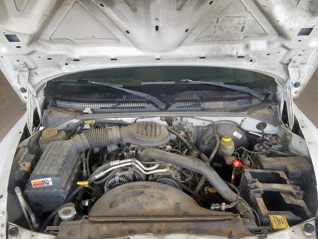 1B7GL22X6WS691298 - 1998 DODGE DAKOTA WHITE photo 7