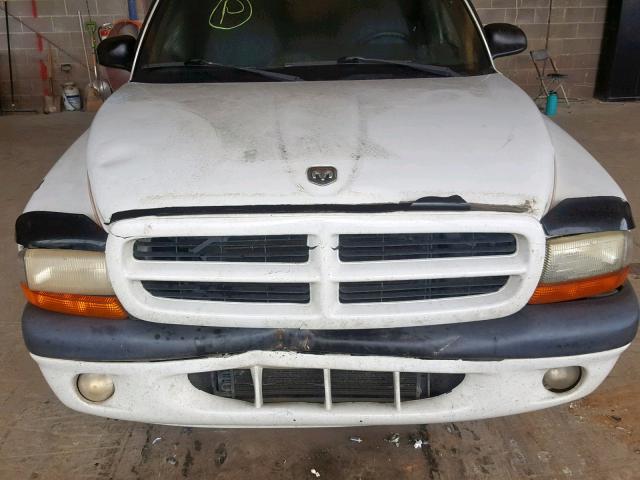 1B7GL22X6WS691298 - 1998 DODGE DAKOTA WHITE photo 9