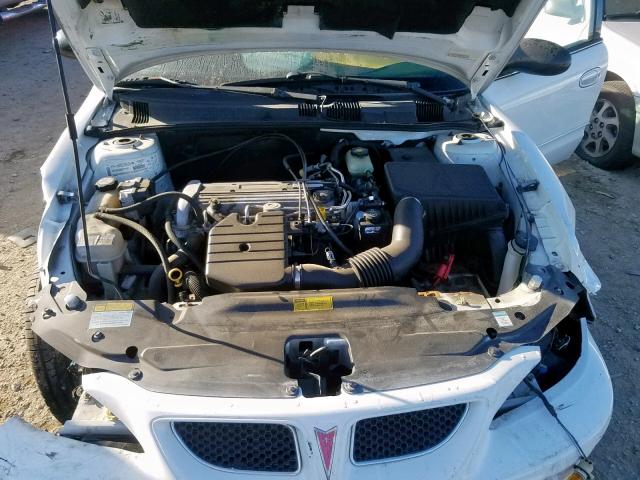 1G2NE52F63C325703 - 2003 PONTIAC GRAND AM S WHITE photo 7