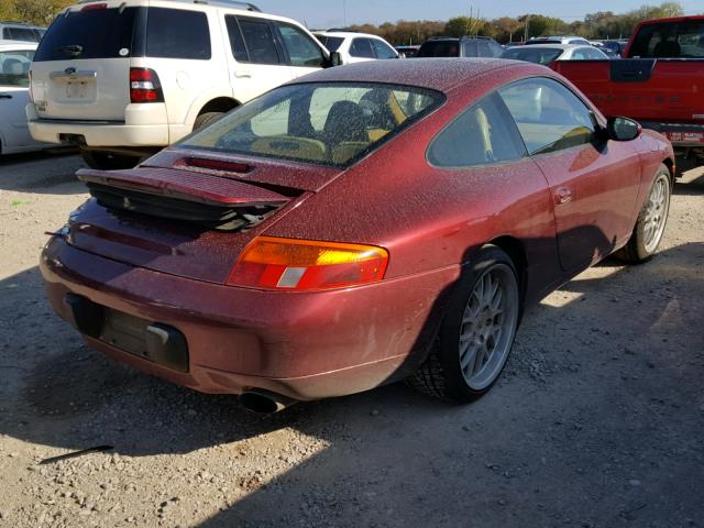 WP0AA2993XS622976 - 1999 PORSCHE 911 CARRER BURGUNDY photo 4