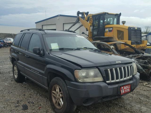 1J4GX48S14C216851 - 2004 JEEP GRAND CHER BLACK photo 1