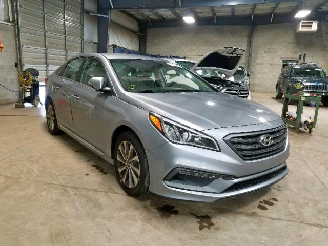 5NPE34AF6FH064823 - 2015 HYUNDAI SONATA SPO GRAY photo 1