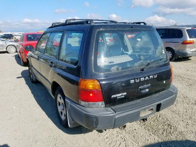 JF1SF6359XH748457 - 1999 SUBARU FORESTER L BLACK photo 3