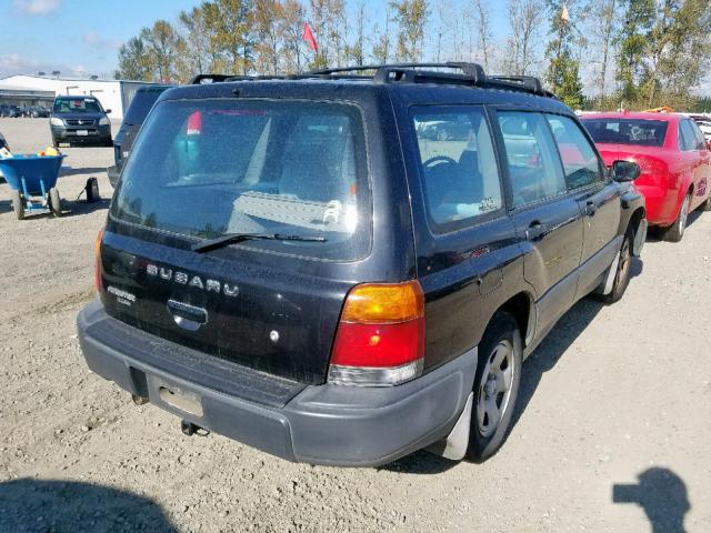 JF1SF6359XH748457 - 1999 SUBARU FORESTER L BLACK photo 4