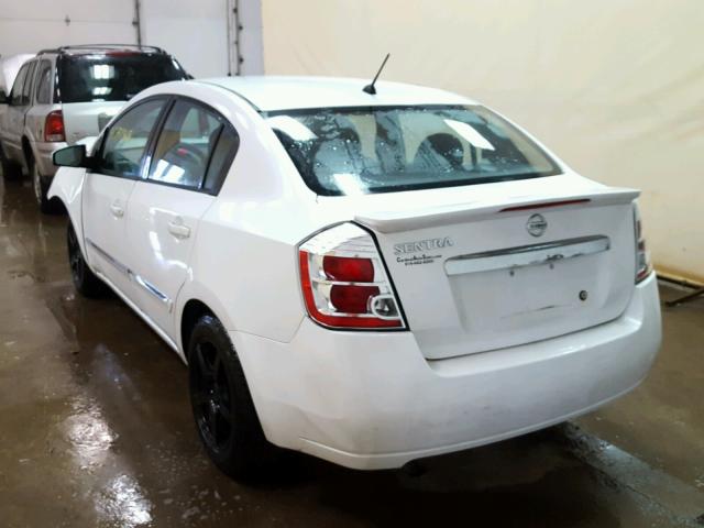 3N1AB6AP2BL675600 - 2011 NISSAN SENTRA 2.0 WHITE photo 3