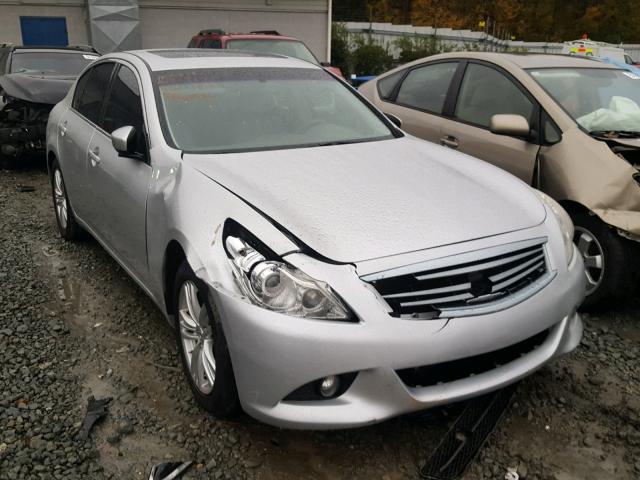 JN1DV6APXBM601822 - 2011 INFINITI G25 BASE SILVER photo 1