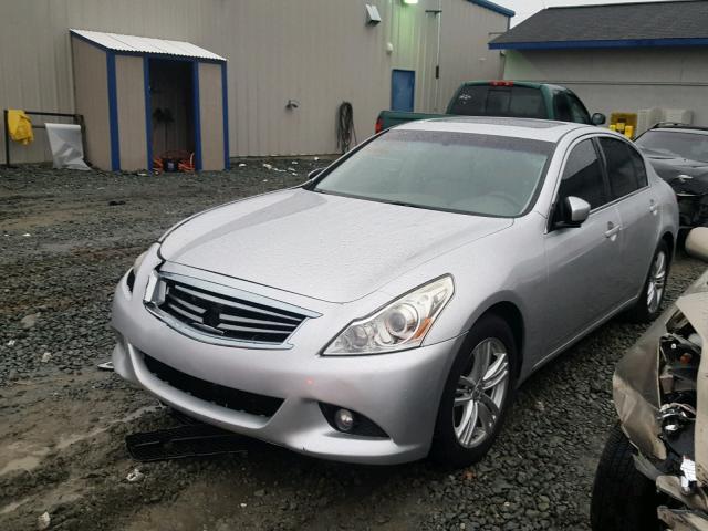 JN1DV6APXBM601822 - 2011 INFINITI G25 BASE SILVER photo 2