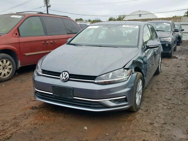 3VWG17AU1JM266760 - 2018 VOLKSWAGEN GOLF S CHARCOAL photo 2