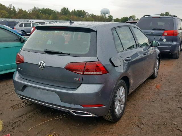 3VWG17AU1JM266760 - 2018 VOLKSWAGEN GOLF S CHARCOAL photo 4