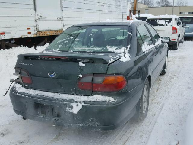 1G1NE52J62M627610 - 2002 CHEVROLET MALIBU LS 绿色 照片 4