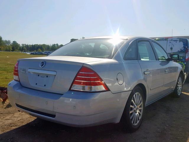 1MEFM42155G625695 - 2005 MERCURY MONTEGO PR SILVER photo 4