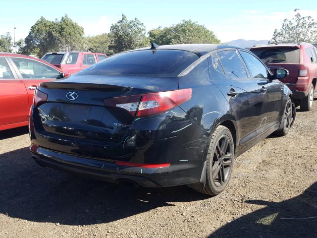 5XXGR4A66DG167434 - 2013 KIA OPTIMA SX BLACK photo 4