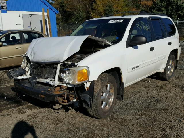 1GKDT13S942155205 - 2004 GMC ENVOY WHITE photo 2