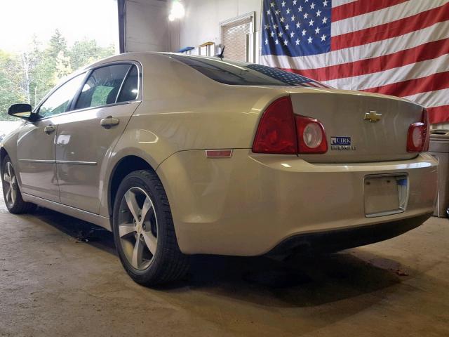 1G1ZC5E1XBF129577 - 2011 CHEVROLET MALIBU 1LT 金色 照片 3