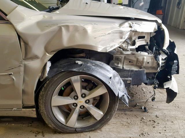 1G1ZC5E1XBF129577 - 2011 CHEVROLET MALIBU 1LT 金色 照片 9