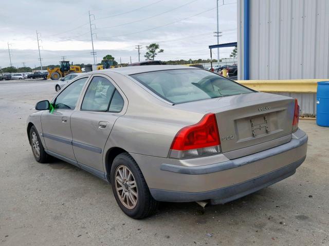 YV1RS61T342411085 - 2004 VOLVO S60 TAN photo 3