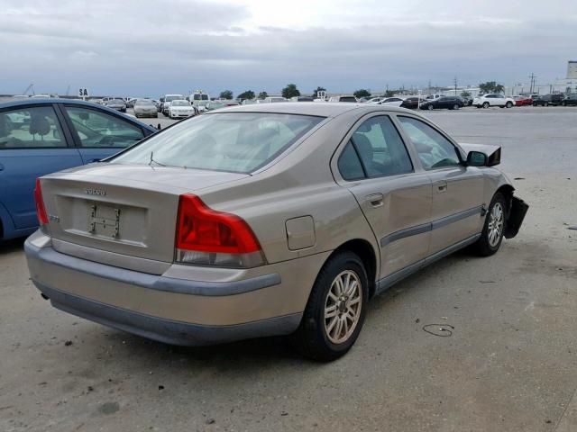 YV1RS61T342411085 - 2004 VOLVO S60 TAN photo 4