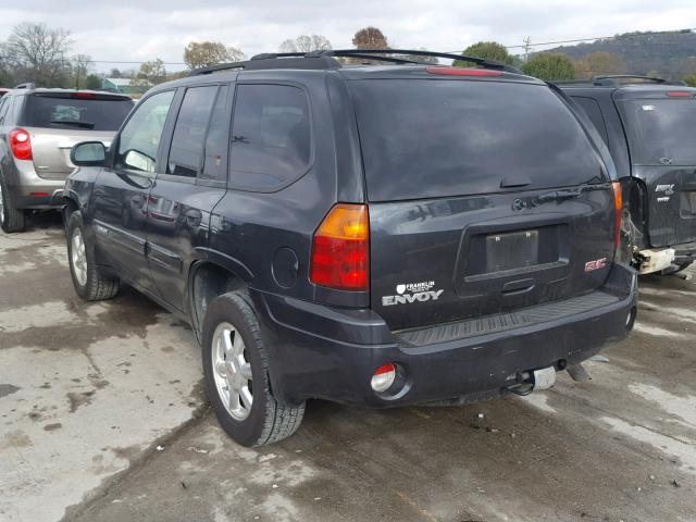 1GKDS13S042190590 - 2004 GMC ENVOY CHARCOAL photo 3