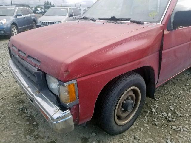 1N6SD11S2MC398803 - 1991 NISSAN TRUCK SHOR RED photo 10