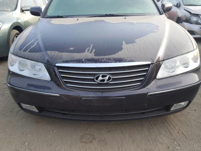 KMHFC46F26A121471 - 2006 HYUNDAI AZERA SE BLACK photo 9